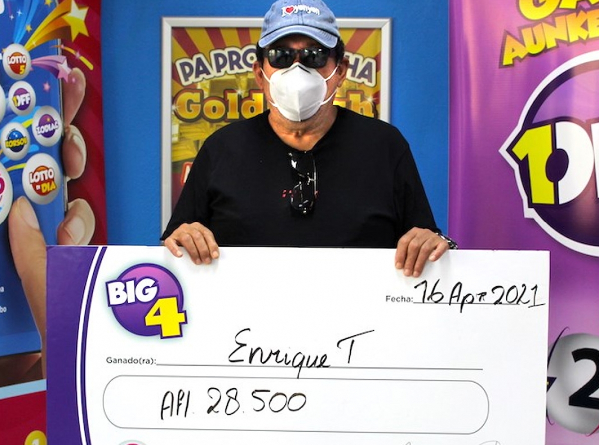 Enrique a gana bon premio cu wega di Big4