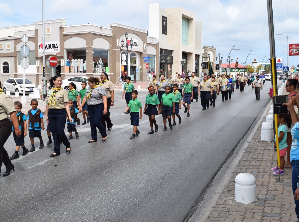 Scouting Aruba ta celebra Dia di San Jorge