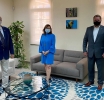 Consul Mericano a haci bishita na Asociacion AHATA na Aruba