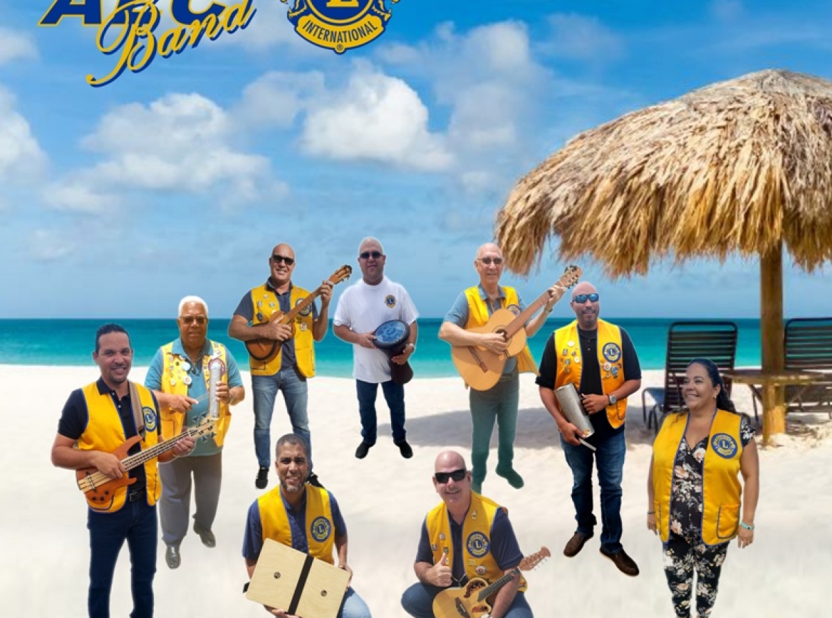 Aruba Lions Club a lansa un disco compacto pa recauda fondo