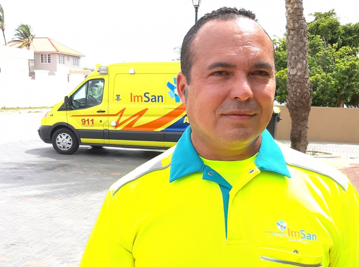 Ambulans na Aruba a transporta un total di 760 pashent di Covid-19