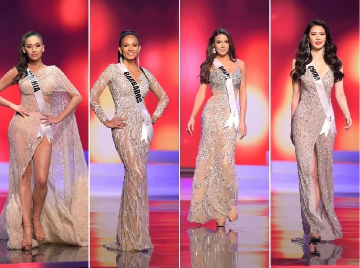 Prensa internacional a haya laf cu tin asina hopi diseño monotono den trahe di gala na Miss Universe