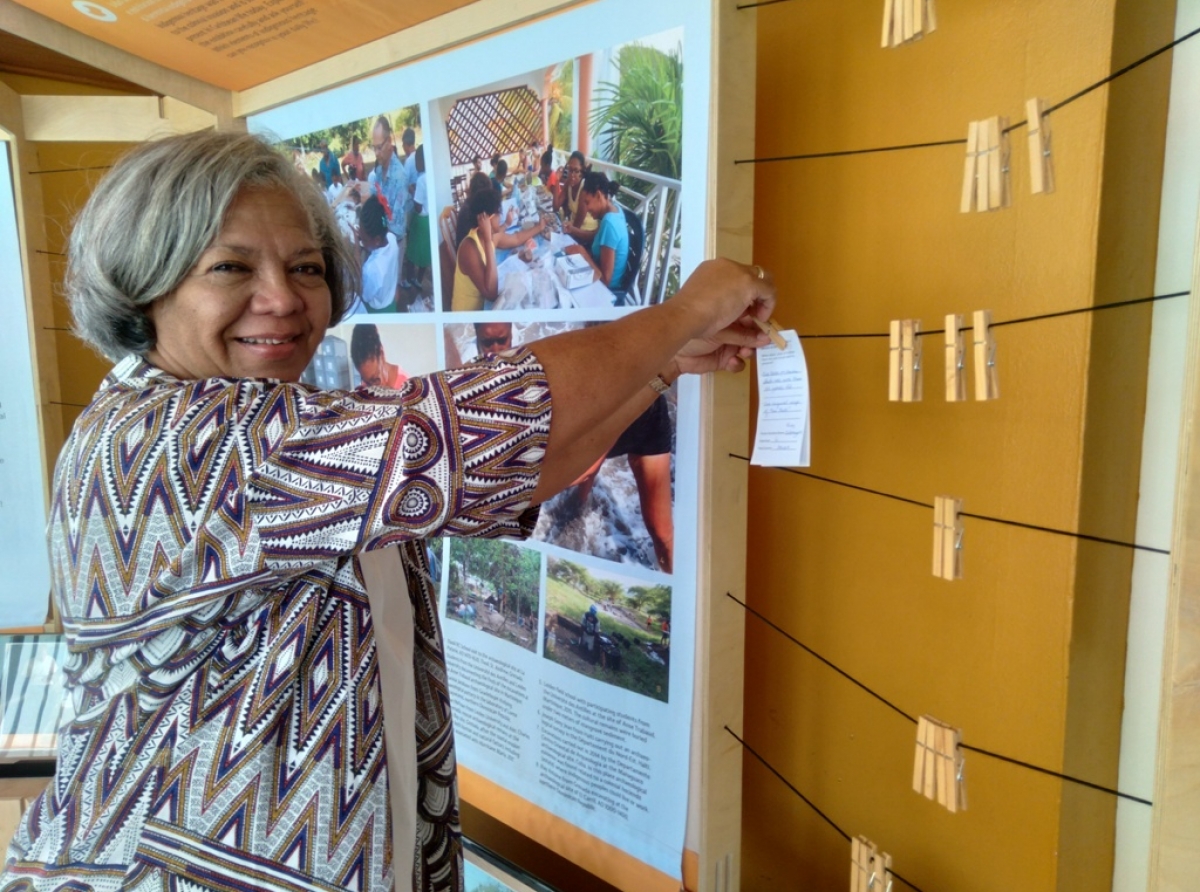 Museo Arqueologico y Biblioteca Nacional a hiba e Expo 'Lasonan Caribeño' te na San Nicolas