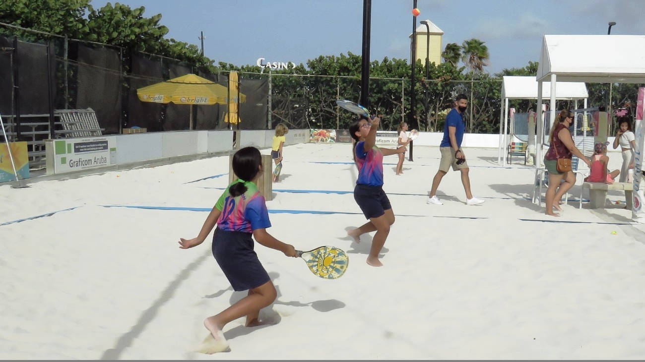 Resultado di e dos dia di e torneo di Beach Tennis Escolar di IBiSA