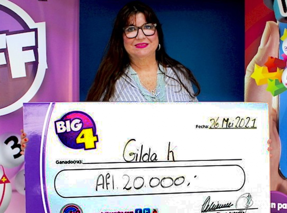 Gilda a gana bon premio cu e wega di Big 4