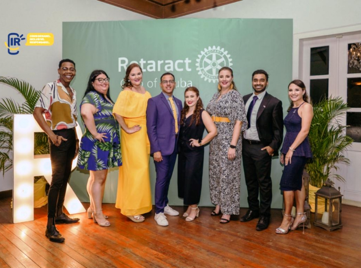 Rotaract Club of Aruba a celebra introduccion di directiva 2021-2022