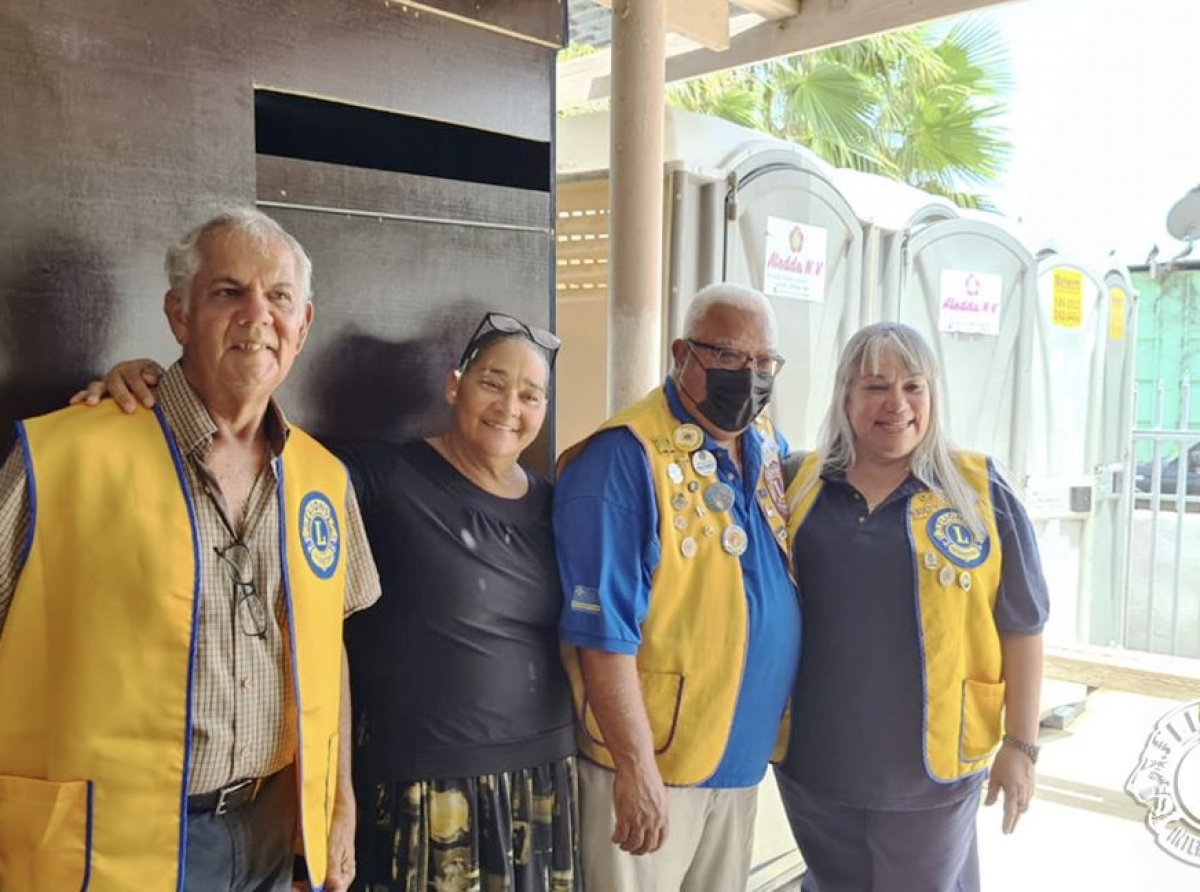 Aruba Lions Club apoyando Fundacion Bethel Aruba