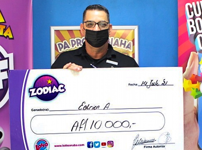 Edrien a gana bon premio di wega di Zodiac