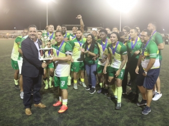 SV Caiquetio a titula campeon den futbol Division Uno