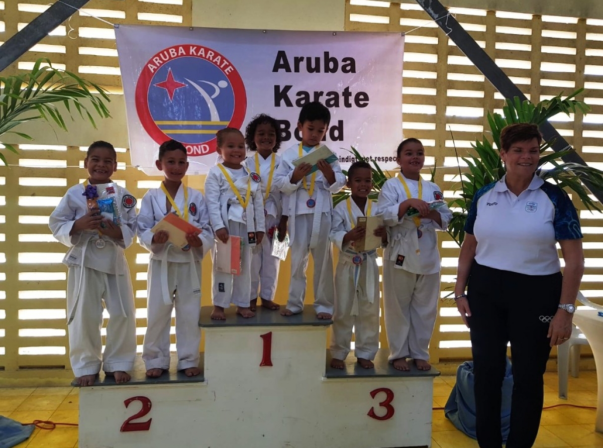 Un total di 60 mucha a participa den Aruba Summer Karate Championship 2021