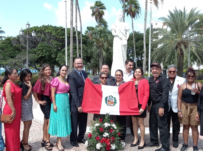 Residentenan na Aruba a celebra su Bicentenario di Independencia di Peru