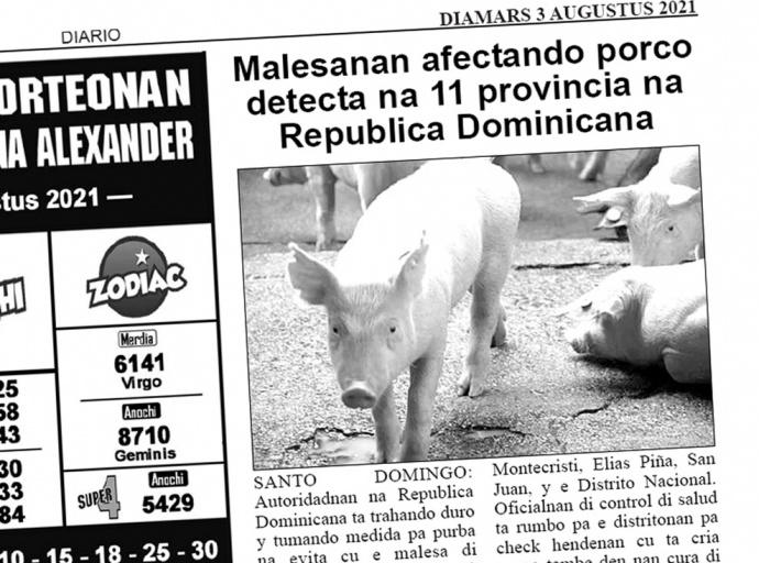 Prohibi pa trece productonan di porco di Republica Dominicana pa Aruba