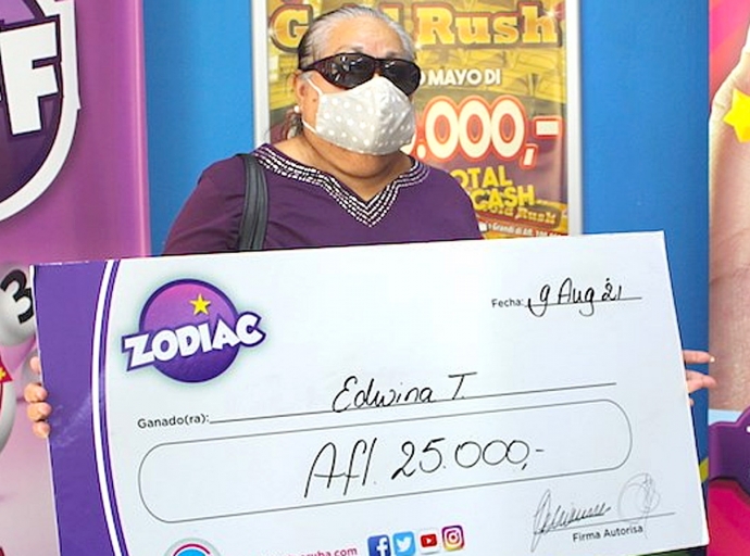 Edwina a gana 25 mil cu wega di Zodiac
