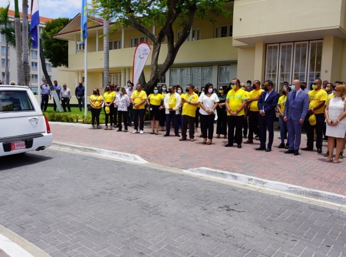 Gobierno a despedi di colega Hubert Maduro