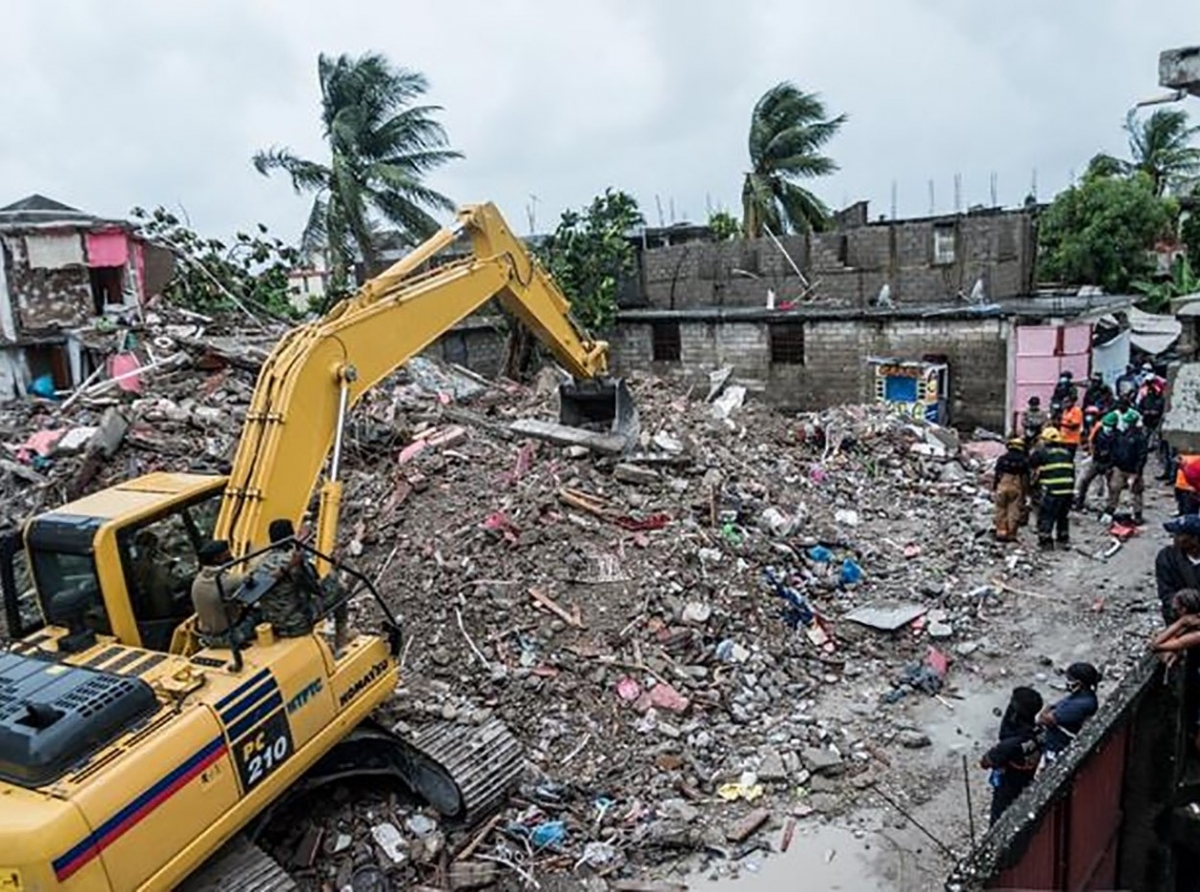 Casi un miyon persona ta core riesgo di pasa hamber na Haiti despues di e teremoto