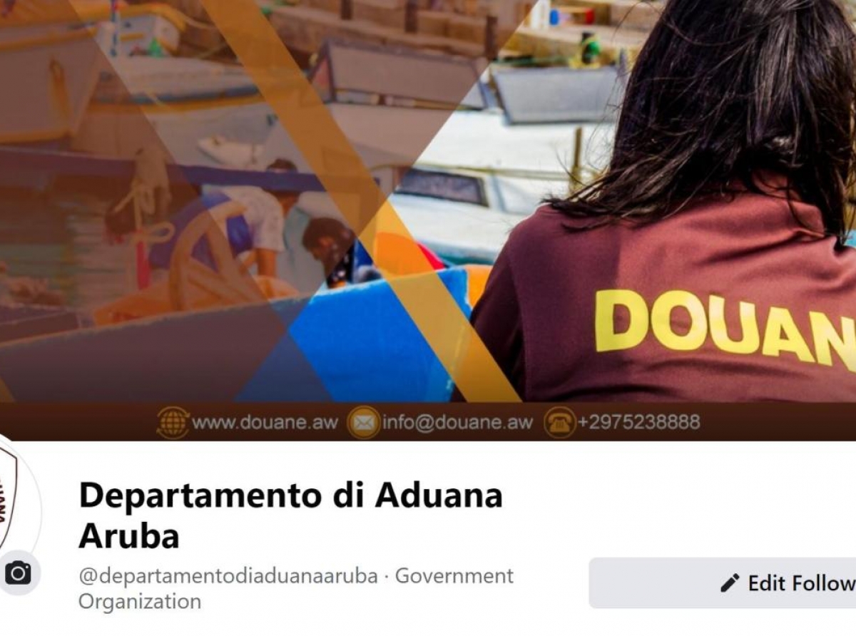 Departamento di Aduana ta lansa su Facebook Page   