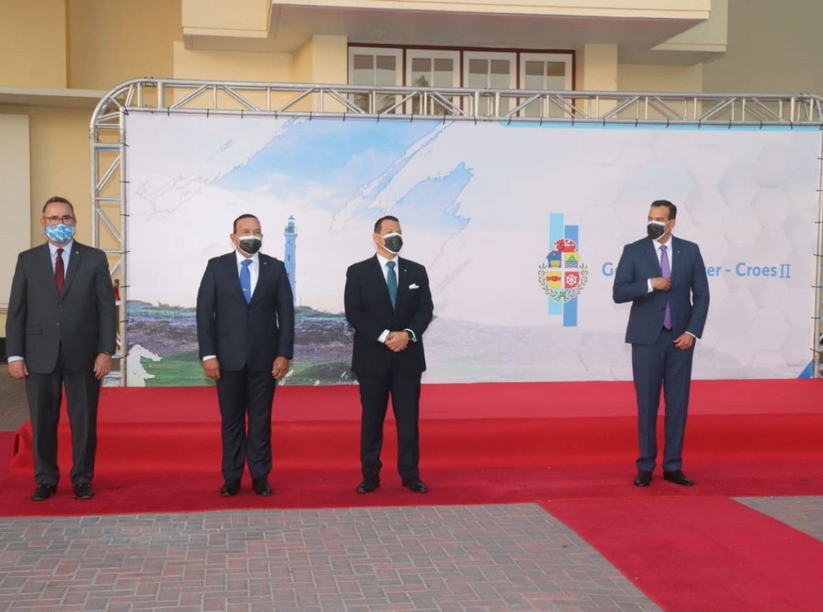 Ceremonia di presentacion oficial di Gabinete Wever-Croes II