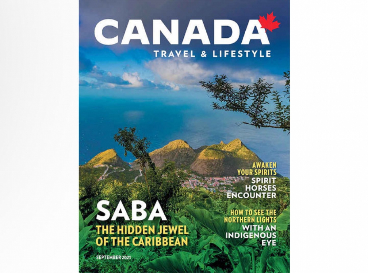 Isla di Saba a sali riba kaft di revista Canades   