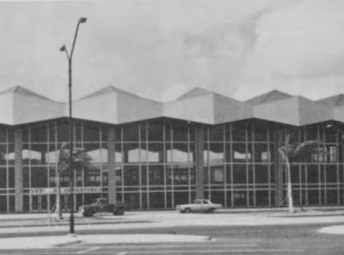 Inauguracion di Aeropuerto na 1972