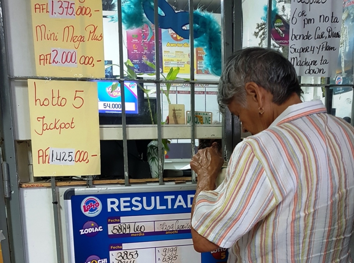 Pa di dos biaha den historia cu Lotto 5 a yega jackpot di 2 miyon