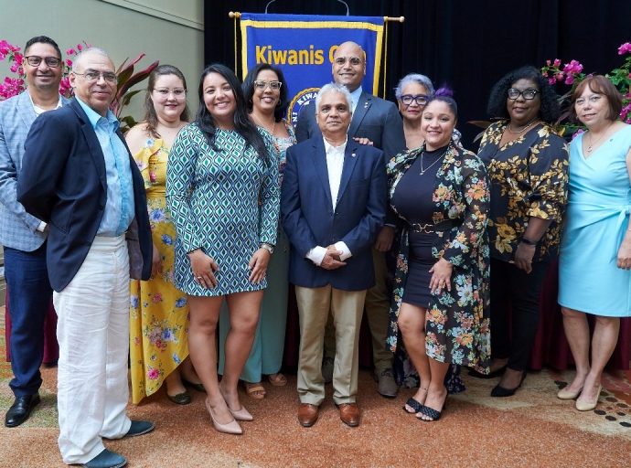 Kiwanis Club of Aruba ta presenta un directiva nobo pa aña 2021-2022