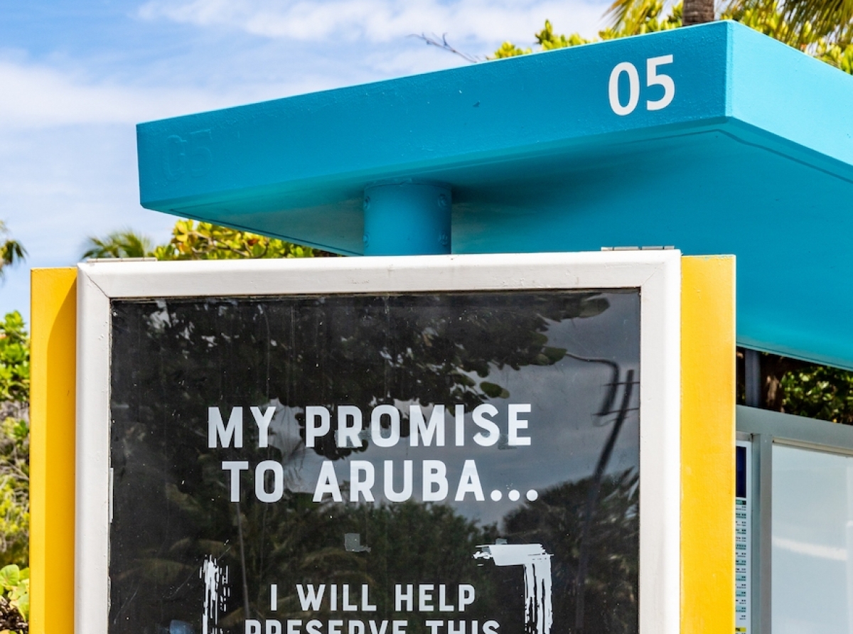 A.T.A. ta reintroduci e campaña di conscientisacion 'My Promise to Aruba' cu imagennan nobo
