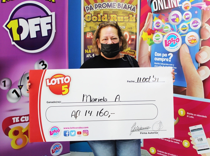 Mariela a gana bon placa toch cu wega di Lotto 5