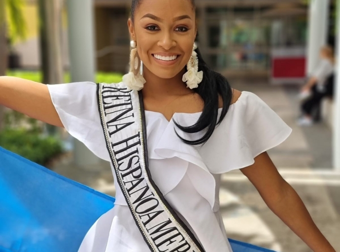 Jeanique de Palm a sali pa Bolivia pa representa Aruba na Reina Hispanoamericana 2021