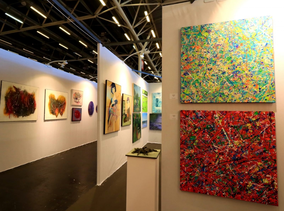 Artista di Aruba a participa na un Expo te na Paris