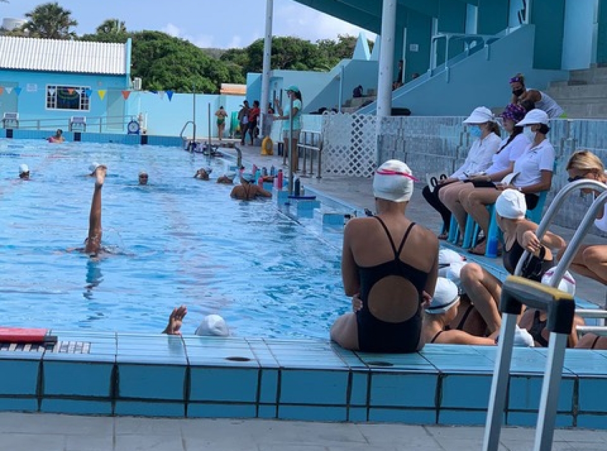 Prome competencia pa temporada di Barracudas Artistic Swimming