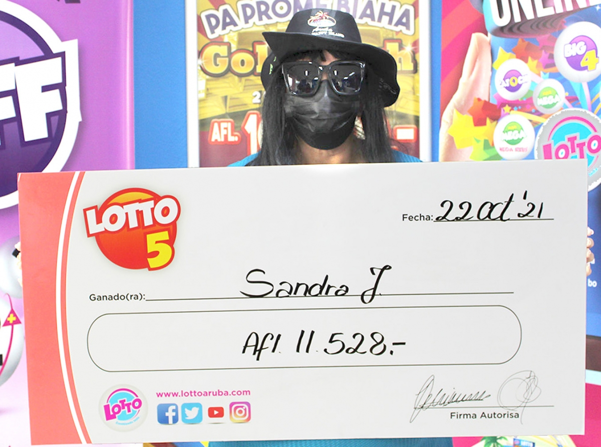 Sandra a gana bon placa cu wega di Lotto 5