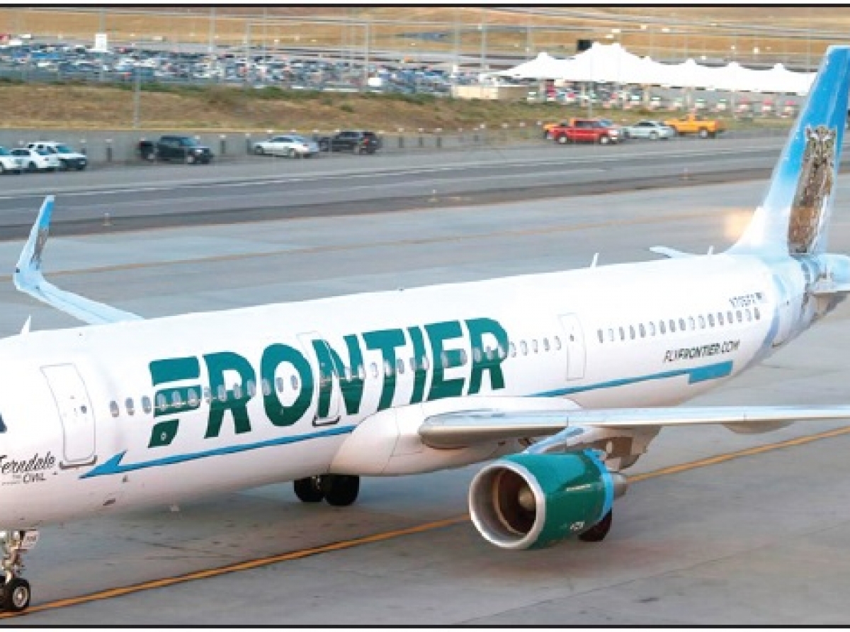 Dia 20 di November tin e vuelo inaugural di Frontier Airlines for di Miami pa Aruba
