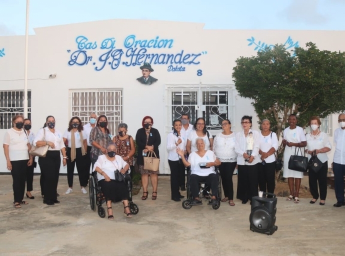 Procesion na honor di Beato Jose Gregorio Hernandez den 150 aniversario di su fecha natal