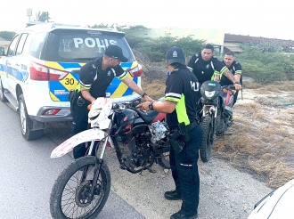 Grupo di bandido a comete kiebro masal den Warda di Polis na Balashi