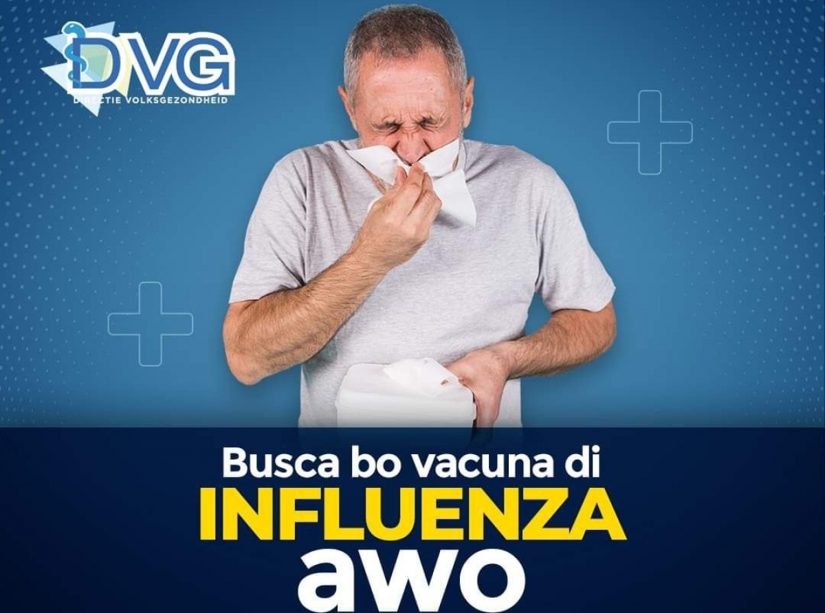 DVG ta anuncia nan campaña anual di vacunacion contra influenza