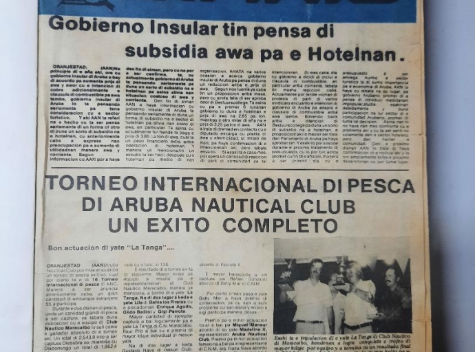 Awe Matutino DIARIO ta celebra su di 41 aniversario