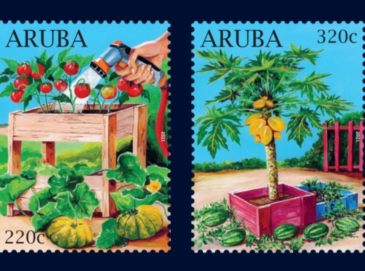 Post Aruba ta emiti serie nobo di stampia titula ”Agricultura”