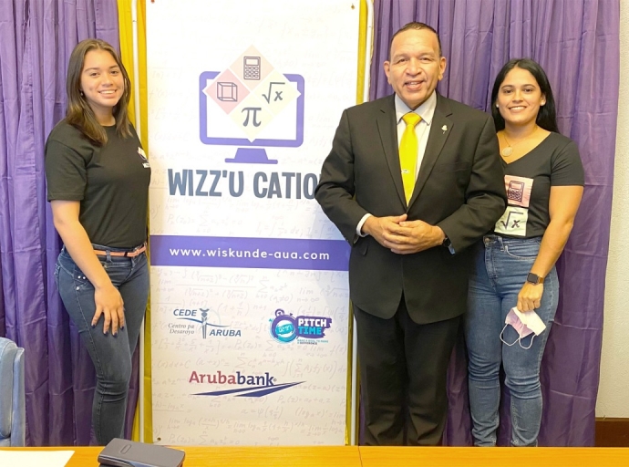 Proyecto di Wiskunde Wizzu’cation ta worde lansa cu wiskunde som pa Minister Endy Croes