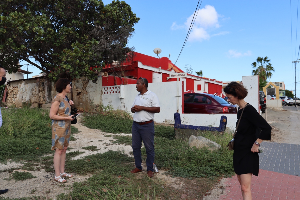 Fundacion Rancho a haya bishita di delegacion di “Samenwerkende Fondsen Cariben”