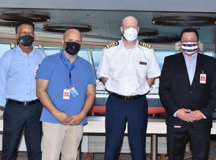 Aruba Ports Authority a yama bonbini na crucero “Rotterdam”