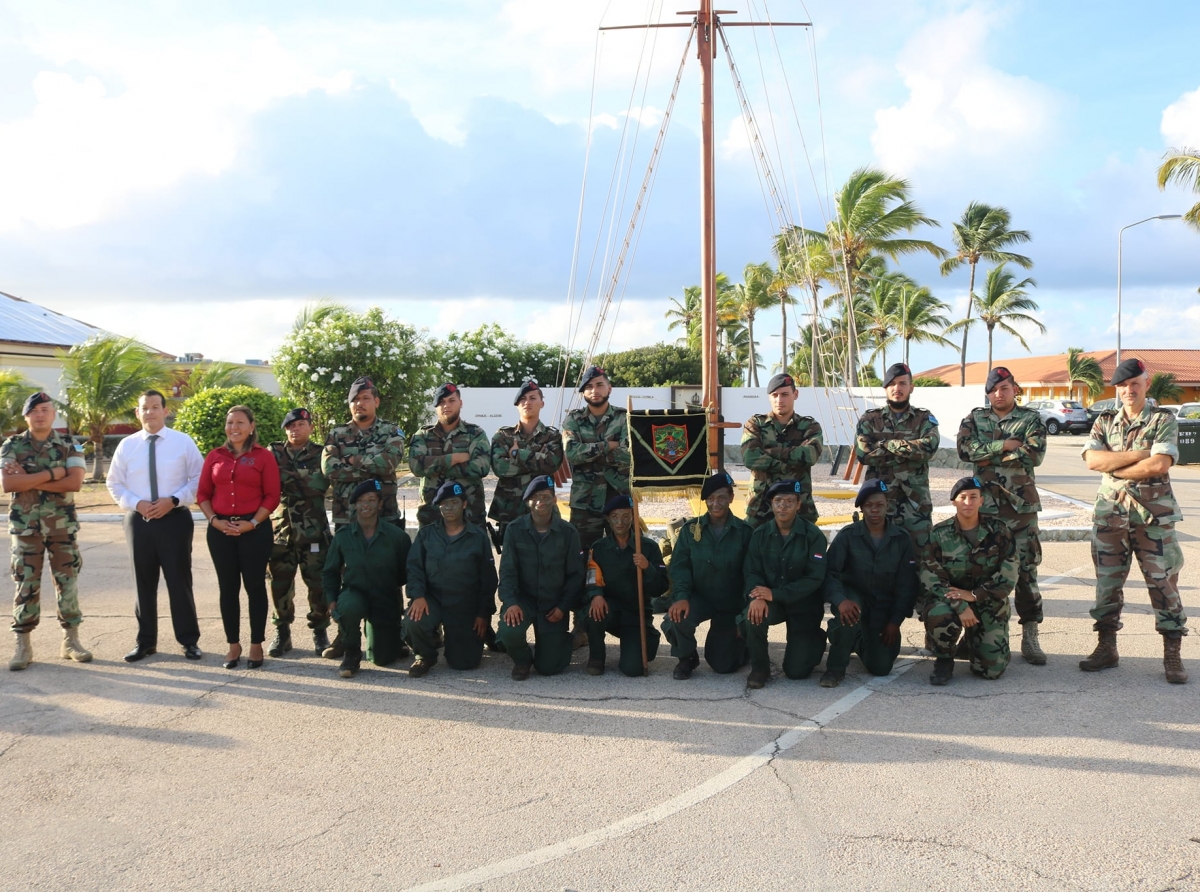 Siete di e damanan cu a inicia e 'SVT' a finalisa e prome parti di nan entrenamento militar