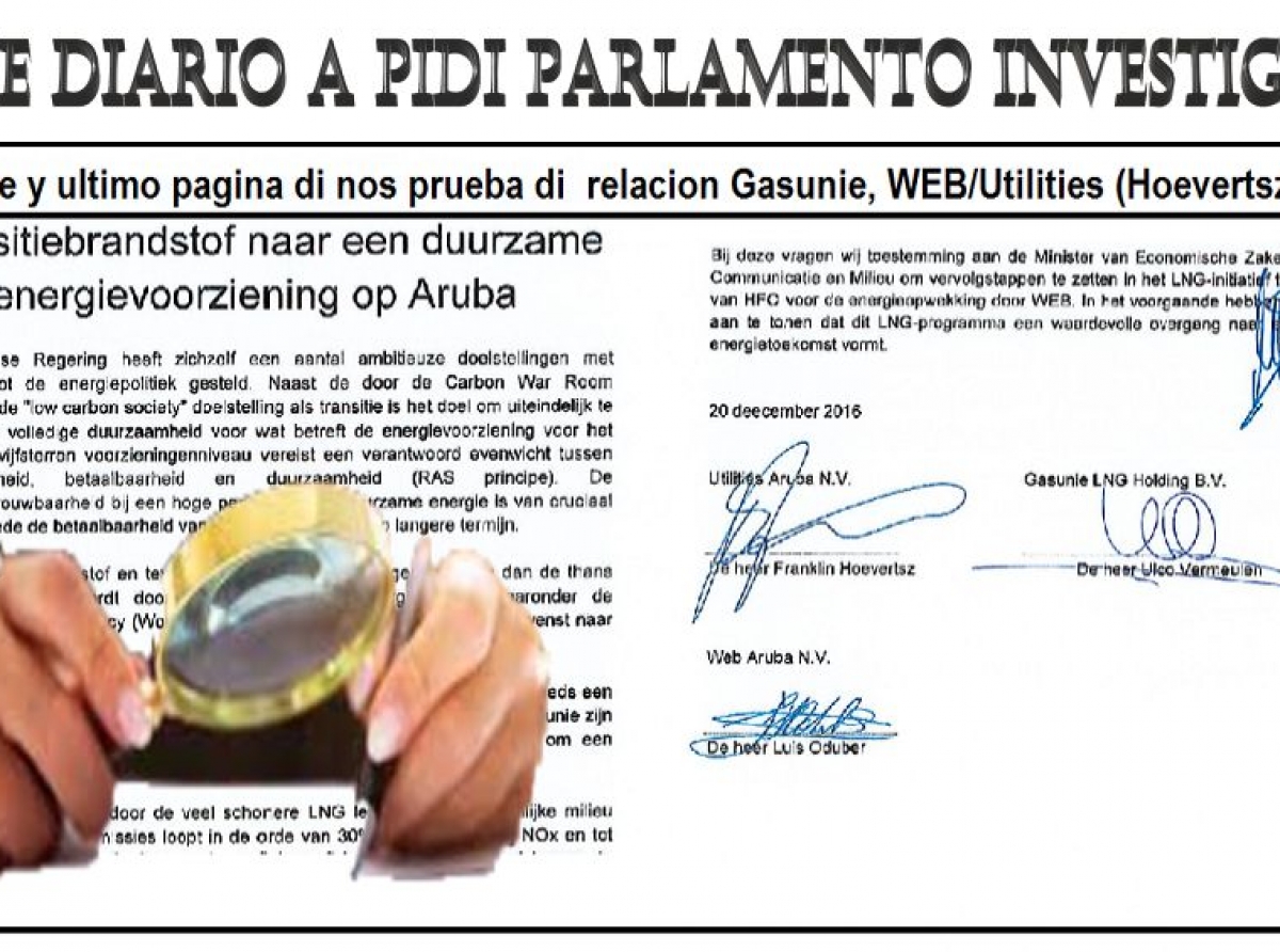 DIARIO ta bolbe exigi investigacion WEB y Gasunie