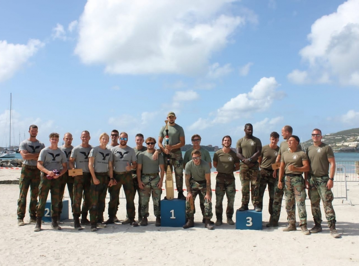 Grupo di Aruba a participa den ‘Beat the Marines’ na St. Maarten