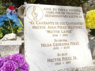 Destruccion na graf di Héctor Lavoe na Puerto Rico
