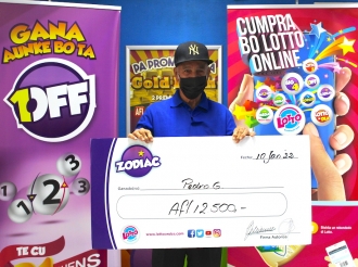 Pedro a gana bon placa cu wega di Zodiac