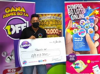 Franklin a gana riba di 52 mil Florin cu wega di Zodiac