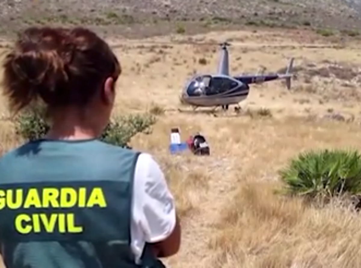 Narcotraficantenan ta usando Helicopter awor pa transporta droga na Spaña