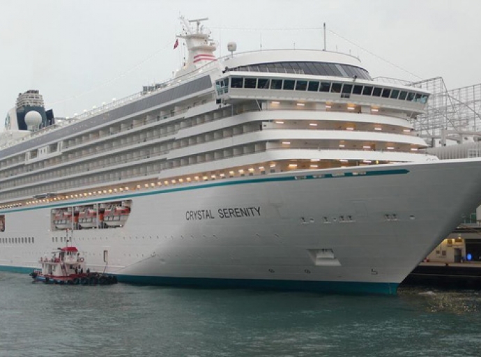 Diasabra e crusero Crystal Serenity lo finaliza su viahe na Aruba y busca vuelo pa tur pasahero