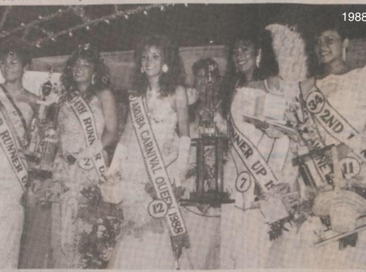 Na aña 1988 Aruba a celebra Carnaval 34