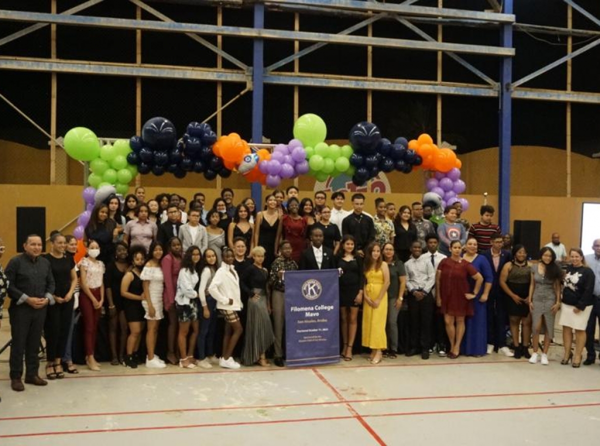 Kiwanis Builders Club Filomena College MAVO a wordo oficialisa